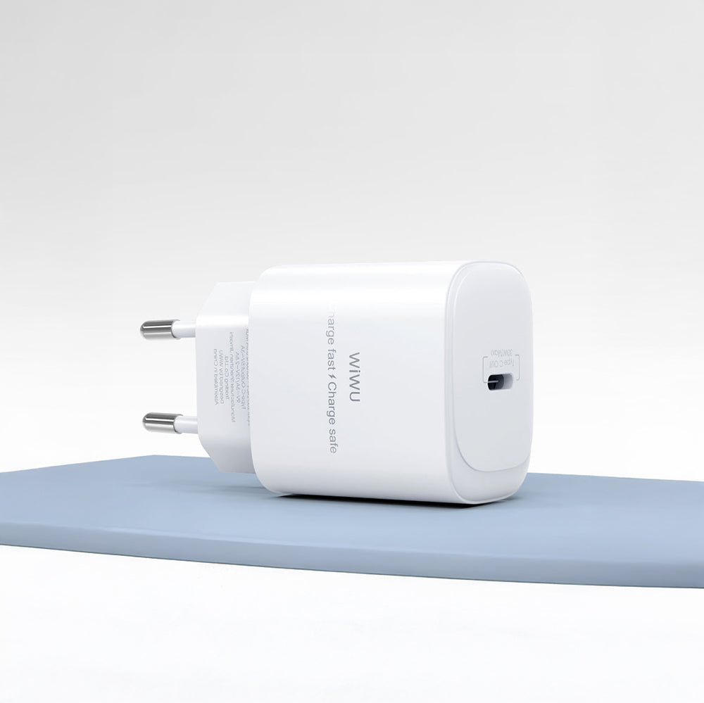 Wiwu Wi-G008 Essen Serisi GaN Tech PD 30W Hızlı Şarj Özellikli Şarj Başlığı Wiwu Wi-G008 Essen Serisi GaN Tech PD 30W Hızlı Şarj Özellikli Şarj Başlığı